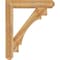 Ekena Millwork Merced Craftsman Rough Sawn Bracket, Western Red Cedar, 6"W x 38"D x 46"H BKT06X38X46MRC04RWR - alternate 4